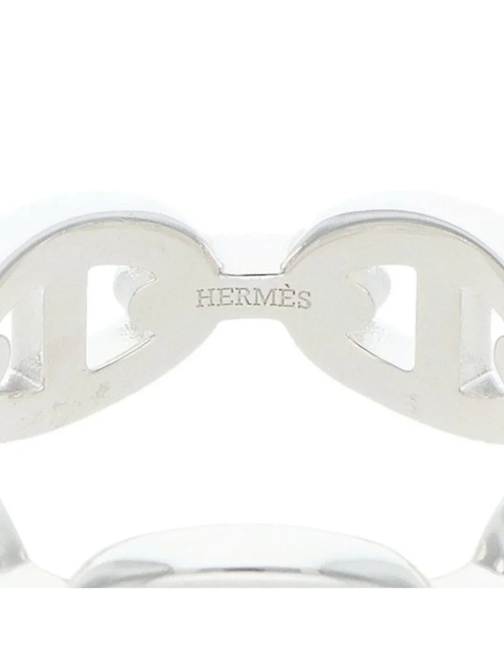 Hermes Chaine D'ancre Enchainee PM Silver Ring 58/